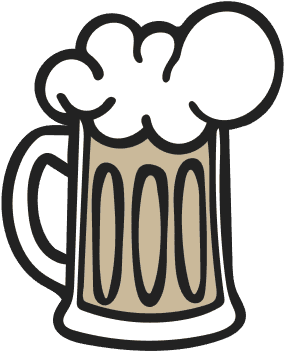 Beer mug illustration